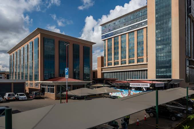 Hospital buildings in Nairobi