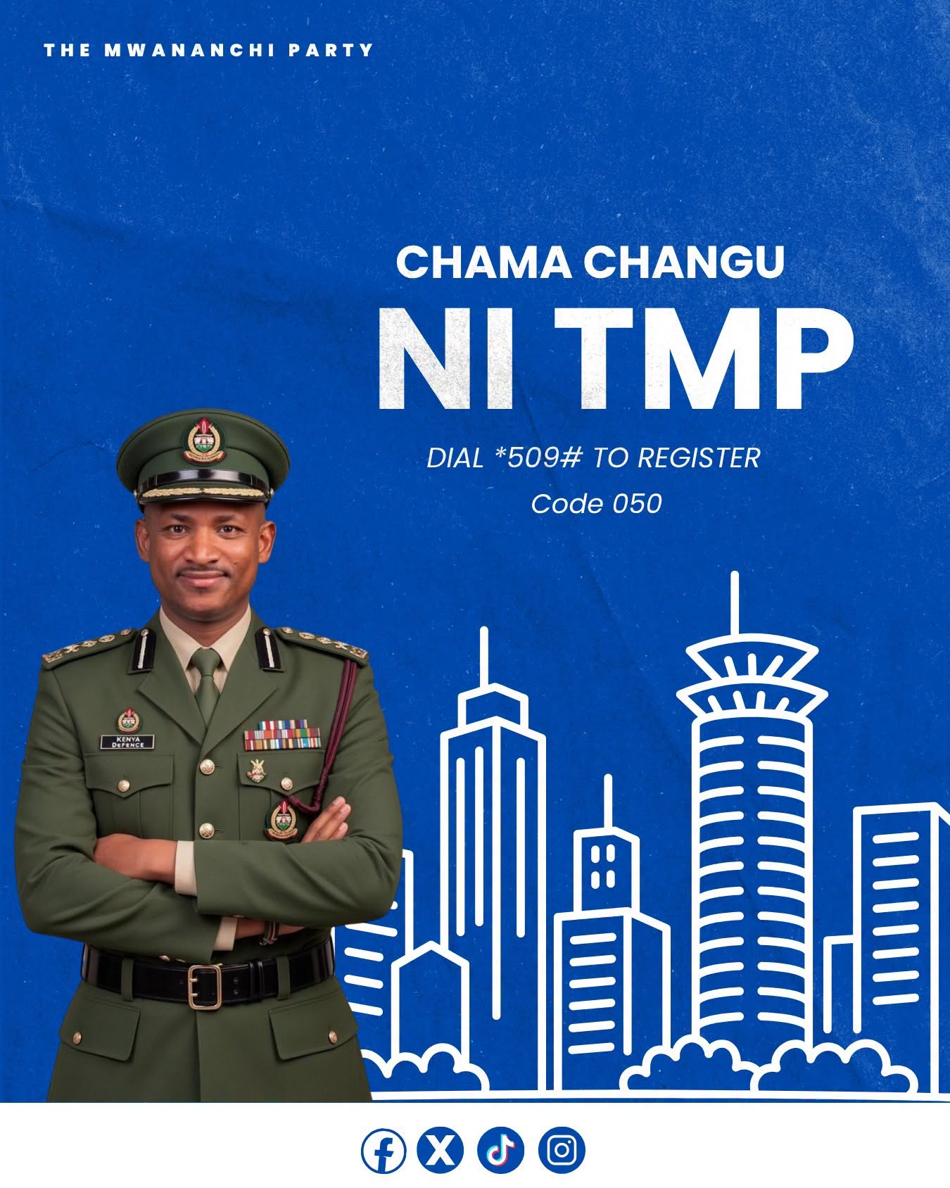Chama Changu NITMP registration campaign poster